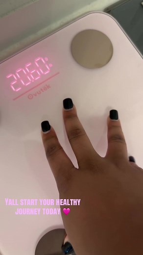 Pink Smart Body Fitness Scale for Weight Loss Tracking