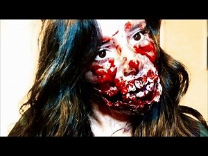 Walking dead zombie, makeup tutorial. Maquillaje zombie inspirado en The Walking Dead.