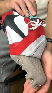 319K views · 2.1K reactions | Adding the toe puff 奈 #fyp #jordan #jordanshoes #nike #nikeshoes #sneakers #handmade #handcrafted #fix #fixshoe #shoes #creative #diy #diyprojects #shoeslover #shoestagram #craft #fixing #creativeideas #fyp | Works Keyes | Facebook