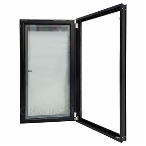 [Hot Item] Australian Standard Soundproof Thermal Break Double Glass Champagne Aluminum Tilt Turn Window