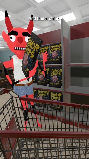 Cursed Grocery Store part 2 #3dmodeling #blender #vrchat #vr | WallJump
