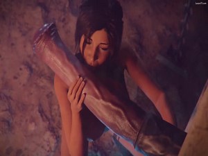 The Gatekeeper - Lara Croft with Horse 3D Part 1