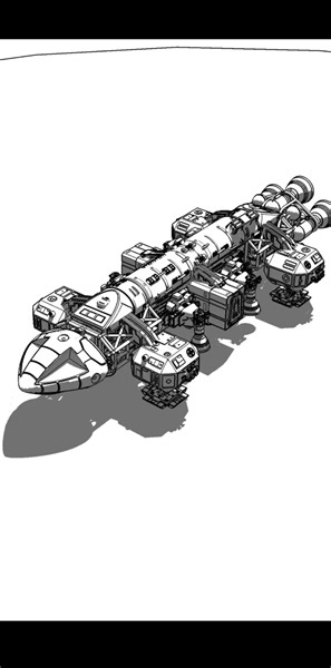 9.5K views · 282 reactions | JUPITER Eagle: Space:99. The Expanded Universe. #nasabeyond #conceptart #scifiart #UFO #NASA #film #eve #Space1999 #fyp | Space:1999 by Nick Macarty | Facebook