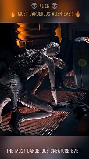Meet the Deadliest Alien in Cinema History 👽⚠️ #alien #clips