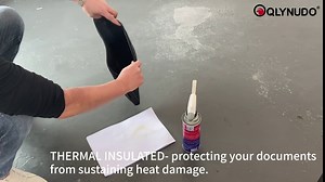 2200℉ Fireproof Document Bag with Thermal Insulated, Scalable Fireproof Safe Storage Bag with Fireproof Money Bag, Fireproof Document Box with Inner Pouch for Home and Office (2Packs)