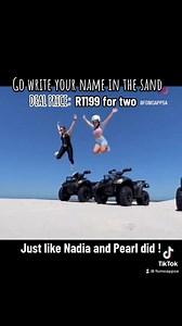 26K views · 224 reactions |  Experience the thrill of your life with quad biking in Cape Town! ✅Duration: 50-minutes including administration, instruction and safety briefings. ✅All experience levels welcome. ✅Quads are easy ride automatics. ✅All trips are Guided by highly experienced Instructors for your safety. Location: Atlantis, Cape Town Click "Shop Now" button to see more details ⬇️ | The fomo App | Facebook