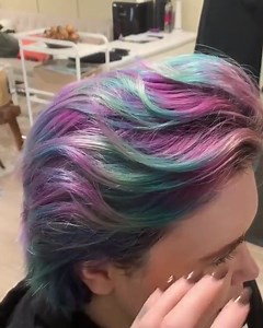 4.4K views · 217 reactions | You don't find fading like this with just any hair dye!  We can't lie, we are obsessed with this trio!  Use Aquamarine, Purple Rain, and Virgin Pink on level 9 hair or higher to achieve this fade out! ✨✨ (IG: kylierosehairartist) | Arctic Fox Hair Color | Facebook