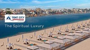 Tent City Varanasi is the only luxurious tented resort, beautifully located on the banks of holy river Ganga. Feast your eyes on panoramic views of serene ghats, temples and historic palaces. #TentCityVaranasi #SpiritualLuxury #VaranasiTentCity #Praveg #TentCity #PravegTentCity #Accommodation #Nature #ACTents #PremiumTents #GangaDarshanVillas #DeluxTents #LuxuriouResort #TentCityGangaGhat #TentCityBooking #UPTourism #KashiVishwanathTemple #GangaRiver #GangaGhat #Varanasi | Praveg Tent City Narma