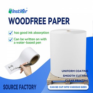 [Hot Item] Self-Adhesive Label Copperplate Wood-Free Raw Material Inkjet Blank Roll Sticker Printing Paper