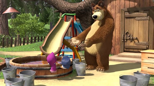 752K views · 16K reactions | ¡Todo padre haría cualquier cosa por ver felices a sus peques! 朗 | Masha y el Oso | Facebook