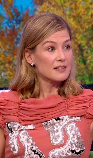 460K views · 975 reactions | “It was quite wild!” Rosamund Pike stayed - and partied! - at the #Saltburn house during filming  #TheOneShow #iPlayer | The One Show | Facebook