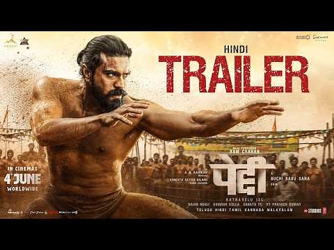 Peddi Official Trailer (Hindi) | Ram Charan | Janhvi Kapoor | A R Rahman | Buchi Babu Sana