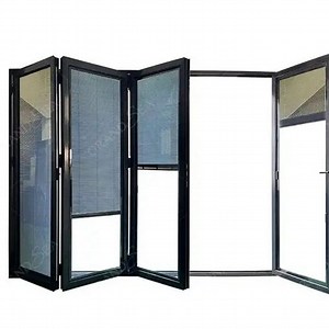 [Hot Item] Australian Aluminium Exterior Doors Matt Black Aluminium Window Australia Double Glazed Stacker Doors