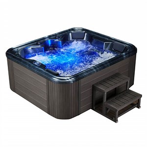 [Hot Item] Freestanding Deep 4 Person Sex Body Massage Hot Balboa SPA Manual Whirlpool Outside Outdoor SPA Tub