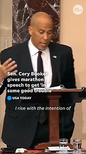 20K views · 1K reactions | Sen. Cory Booker gives marathon speech on Senate floor against government cuts #NewJersey #NJ #Jersey #GardenState #NJShore #JerseyShore | The Asbury Park Press | Facebook