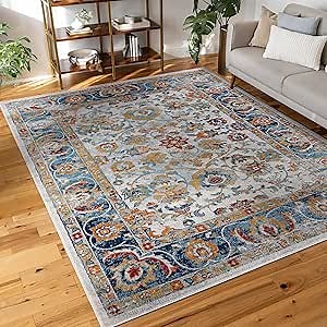 Giana Cream 5x7 Area Rug - Area Rugs for Living Room - Dining Room or Bedroom Rug - Indoor Entry Entryway Foyer Carpet - Alfombras para Salas Modernas - Traditional, Oriental