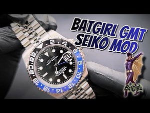 Aliexpressのパーツでセイコーモッズのバットガールを作った！ (i Built A Seiko Mod Batgirl With Parts From Aliexpress!)