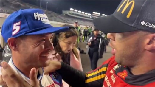 WATCH: Bubba Wallace issues apology to Kyle Larson after Richmond Cup race contact