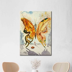 Salvador Dali Venus Butterfly, Venus Butterfly Canvas, Surreal Butterfly Metamorphosis Wall Art, Salvador, Inspired Dreamlike Canvas Decor - Etsy