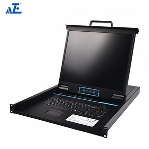 [Hot Item] 1u 19" Rackmount LCD Console with Integrated 8 Port Cat5 IP Kvm Switch-Rmcon1908ci