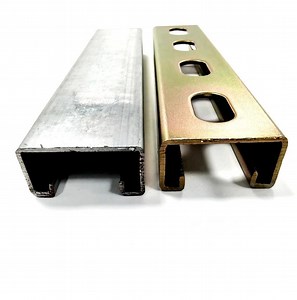 [Hot Item] Solar Panel Rack Bracket Strut Channel Strenghening Plain Strut Channel
