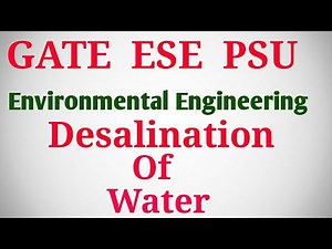 Desalination of water & Reverse Osmosis process | Environmental Engineering