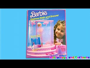 Barbie Glamour Bath and Shower Mattel Commercial Retro Toys and Cartoons