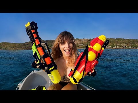 WET AND WILD NEW YEAR OFF GRID on A TROPICAL ISLAND