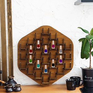 Wooden Nail Polish Shelves, Nail Polish Wall Display, Nail Polish Wall Rack, Nail Polish Wall Organizer, Nail Studio Wall,nail Polish Holder - Etsy