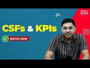 CSFs and KPIs ‪@ZellAcademy‬