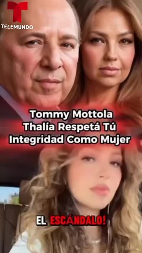 Tommy Mottola, Thalia respeta tu integridad como mujer #ultimahora🚨 #telemundo #fry #populartiktok #Chisme