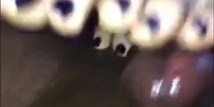 ALYA Moonlight footjob IG foot model