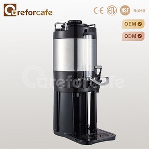 [Hot Item] Restaurant Buffet 4L Tea Soy Milk Water Coffee Stainless Steel Server Commercial Thermos Hot Coffee Dispensers