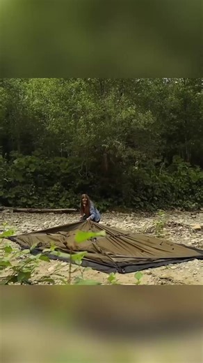 Solo rainy Camping- Catch & Cook trout, Cozy hot tent adventure. Part 1-1 #bushcraft #build #camp #camping #survival #shelter #wildlife #outdoors #outdoor #viral #fyp #foryou | Survival Life