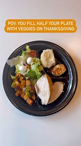 13 reactions | This Thanksgiving, remember to fill half of your plate...