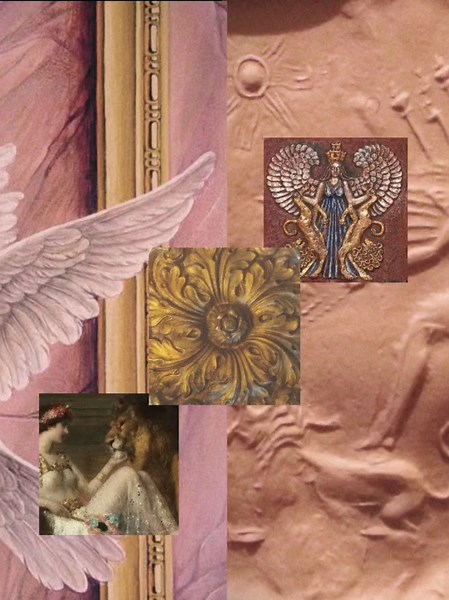 The Mesopotamian Goddess (Inanna) also known as (Ishtar), is the Goddess of love, beauty, sex, justice, warfare, and political power, who ruled as the supreme sovereign of the Sumerian pantheon. Known in ancient times as