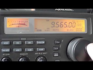 Tuning 31 meter band shortwave with comments