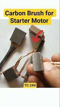 Carbon Brush for Starter Motor TC 24V 🚛🔥💯