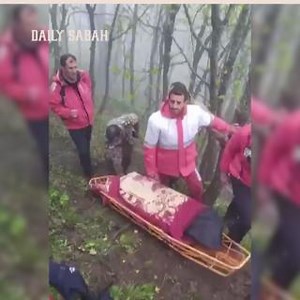 2.8K views · 107 reactions | VIDEO — Footage released by Iranian media shows rescuers carrying body recovered from crash site of helicopter carrying Iranian President Ebrahim Raisi, Foreign Minister Hossein Amirabdollahian and several other senior officials | DAILY SABAH | Facebook