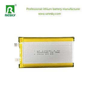 [Hot Item] China Li (nicomn) O2 Battery 805080 105080 115181 3.7V 5000mAh 18.5wh Rechargeable Flat Lithium Ion Polymer Li-ion Solar Pouch Battery Batteries