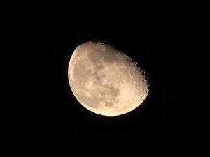 SONY FDR-AX55 moon 真冬の月