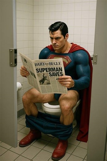 You ever wondered if super heroes pooped....