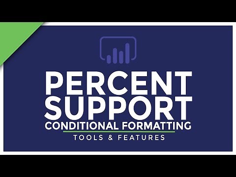 Percent support for conditional formatting by rules