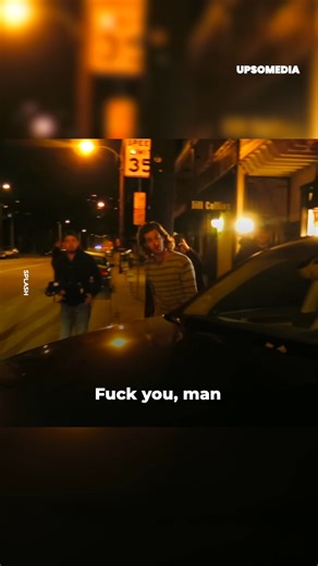 Andrew Garfield was leaving the cinema with Emma Stone. All they wanted was to get home, and they got into the car they shared, but the paparazzi wouldn't let them pass. Spiderman ran out of patience. 📹 https://www.instagram.com/splashnews/ | Celebrities