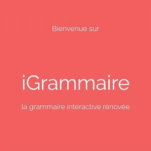iGrammaire, un logiciel gratuit pour faire de la grammaire interactive