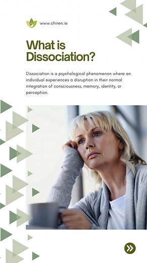 Dissociation is often linked to trauma, such as childhood abuse or...