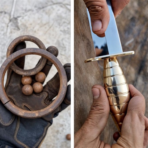 188K views · 191 reactions | Bearing Transformed into a Commando Dagger  | Wood Mood | Facebook