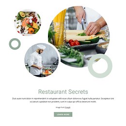 Restaurant secrets - HTML Template by Nicepage