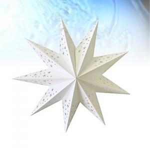 45CM évider la couverture de lanterne en papier étoiles en forme de figurine de jeu accessoires jeux video - accessoires console