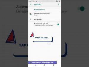 Delete the Google account in Huawei P Smart (2019)